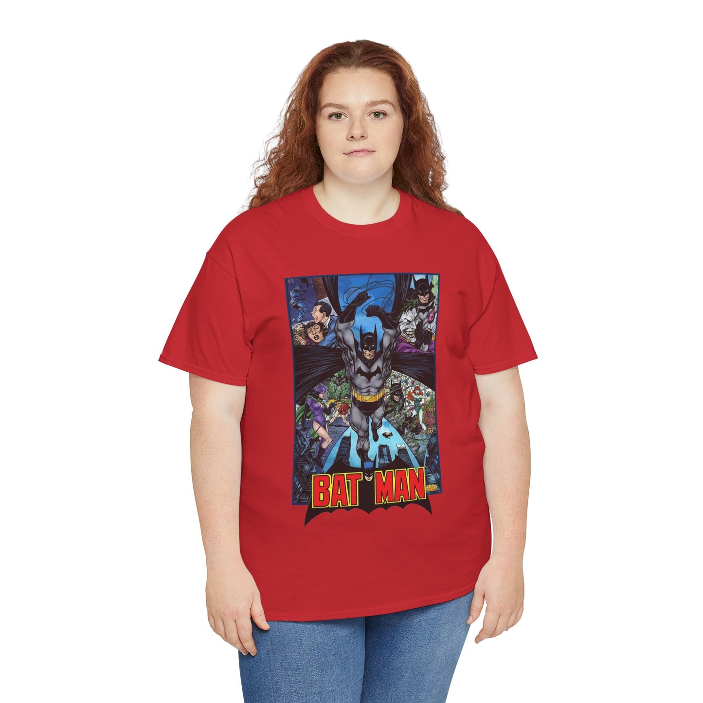 Batman T-Shirt - John Byrne Art - Joker, Catwoman, Poison Ivy - Caped Crusader - DC Comics
