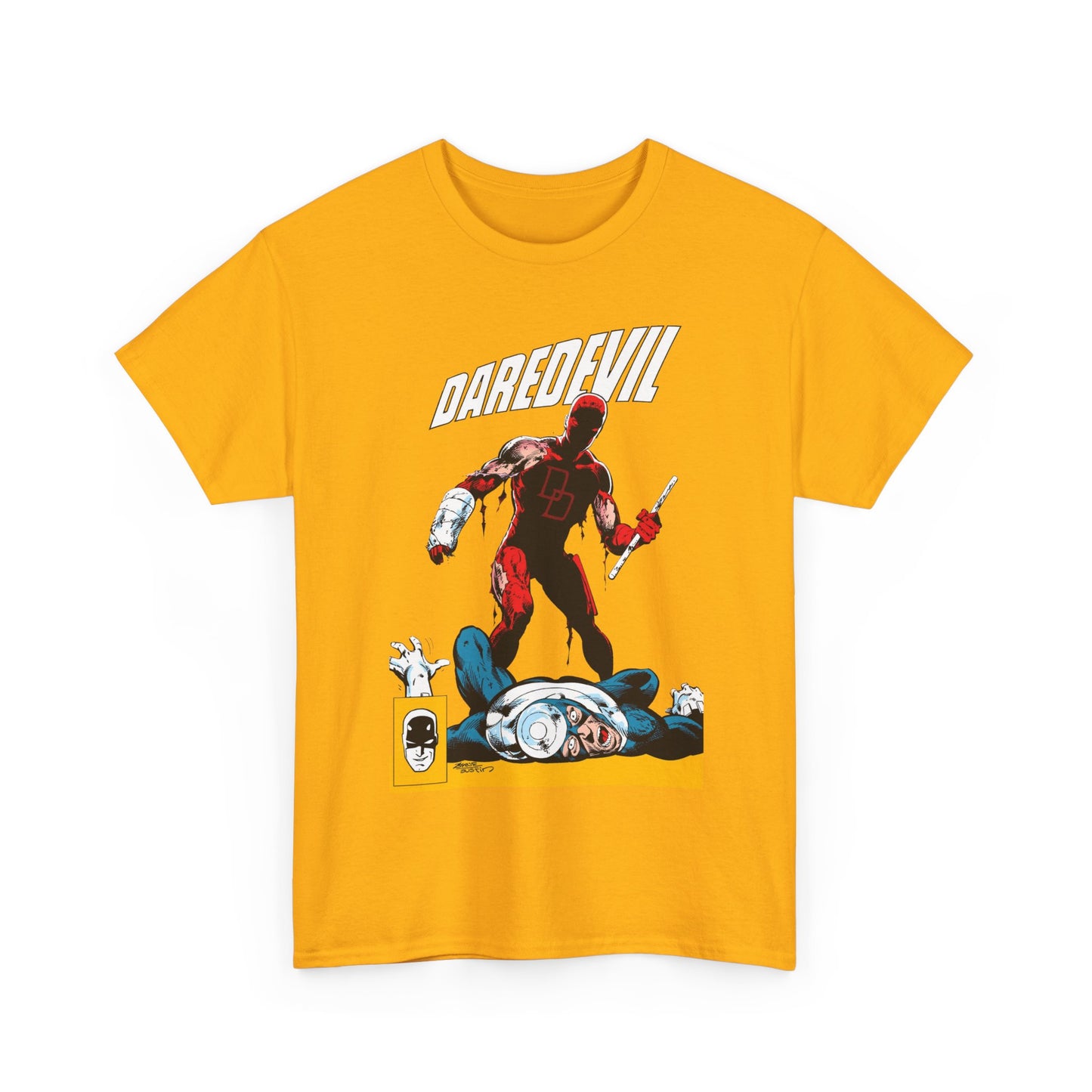 Daredevil T-Shirt - John Byrne Art - Marvel Comics - Bullseye - Matt Murdock, Man Without Fear