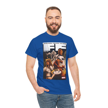 FF #1 T-Shirt - Steve Epting Art - Fantastic Four/Future Foundation - Spider-Man, Mr. Fantastic, Invisible Woman, The Thing - Marvel Comics