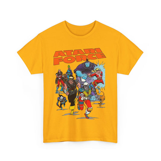 Atari Force T-Shirt - Marshall Rogers & John Byrne Art - Martin Champion, Christopher "Tempest" Champion, "Dart" Bia O'Rourke-Singh, Hukka, Morphea, Babe, Pakrat, Blackjak, Taz - DC Comics