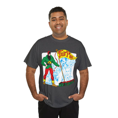 Mr Terrific T-Shirt - Stephen DeStefano Art - Who's Who in the DC Universe Entry - DC Comics