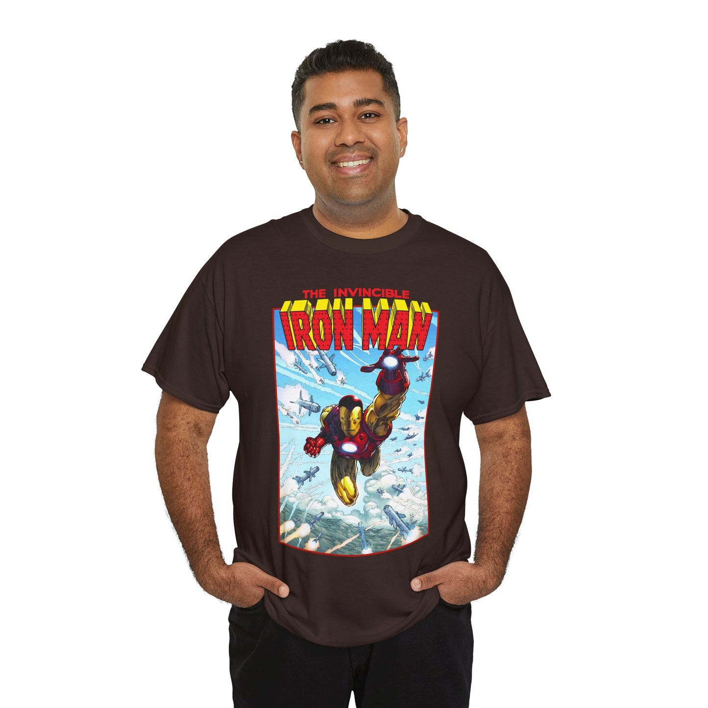 Iron Man T-Shirt - Marc Silvestri Art - Tony Stark Armor - Avengers Member & Leader - Marvel Comics