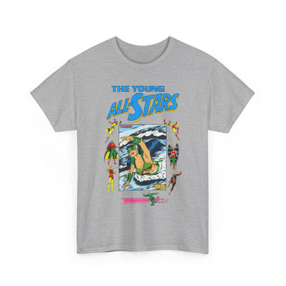 Young All-Stars T-Shirt - Brian Murray Art - Tsunami, Johnny Thunder, Sandman, Green Lantern - DC Comics
