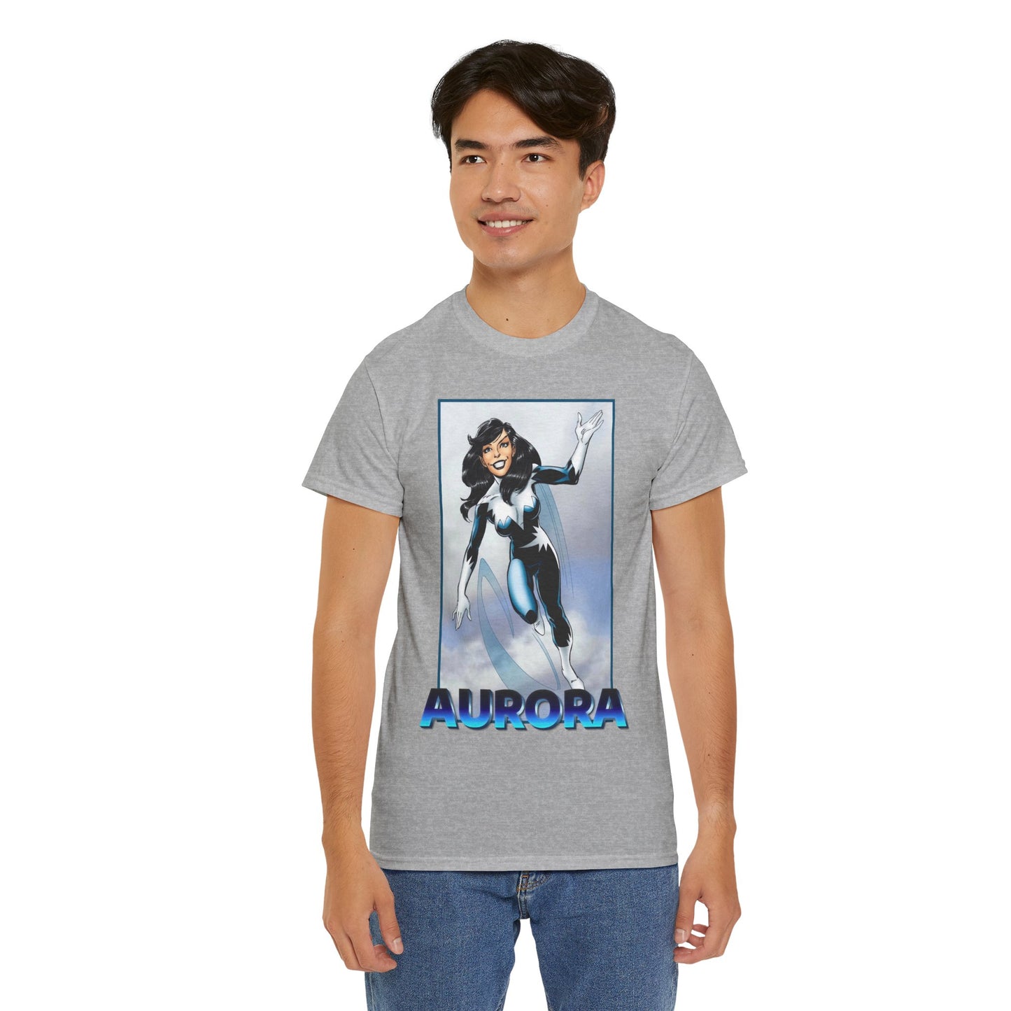 Aurora T-Shirt - John Byrne Art - Alpha Flight Member - Marvel Comics