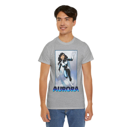 Aurora T-Shirt - John Byrne Art - Alpha Flight Member - Marvel Comics