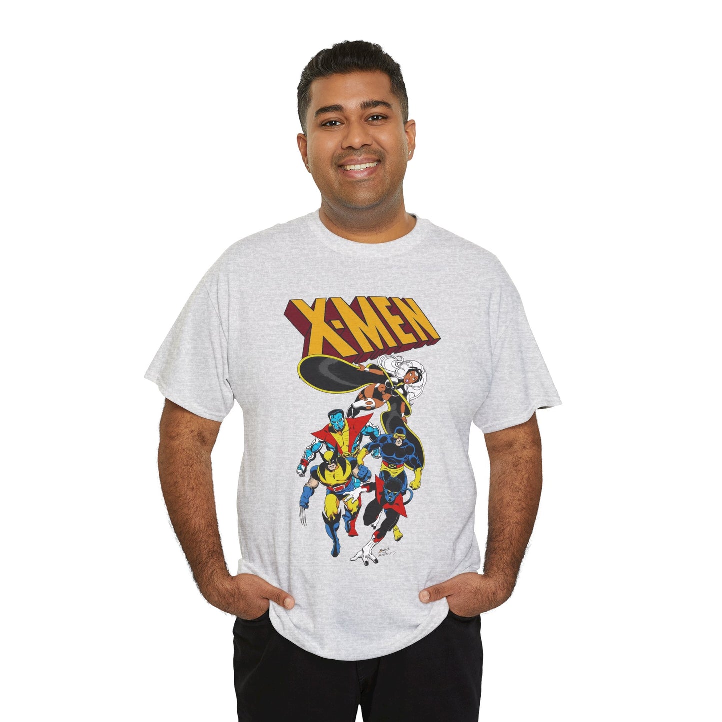 X-Men T-Shirt - John Byrne Art - Wolverine, Storm, Cyclops, Colossus, Nightcrawler - Marvel Comics Mutants
