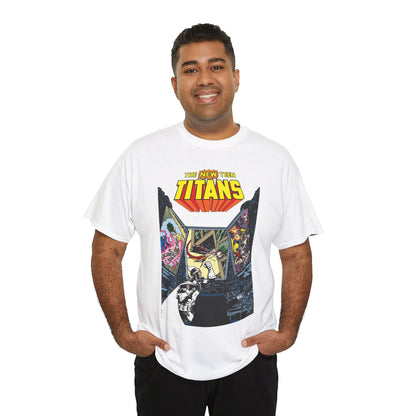 New Teen Titans T-Shirt - George Perez Art - Dr. Light, Titans Tower - DC Comics