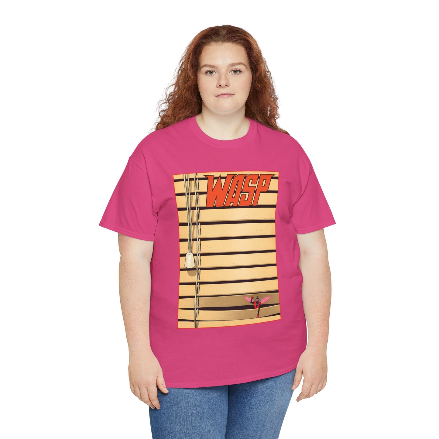 Wasp T-Shirt - Tom Reilly "Windowshades" Cover Art - Avengers Founding Member - Marvel Comics