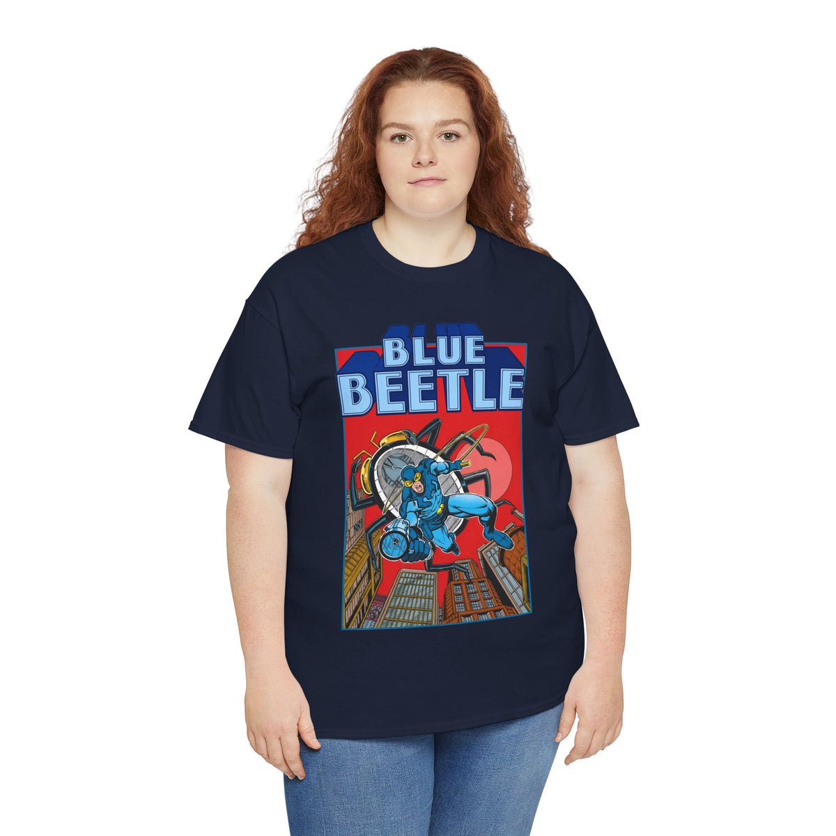 Blue Beetle T-Shirt - Paris Cullins Art - Ted Kord - DC Comics
