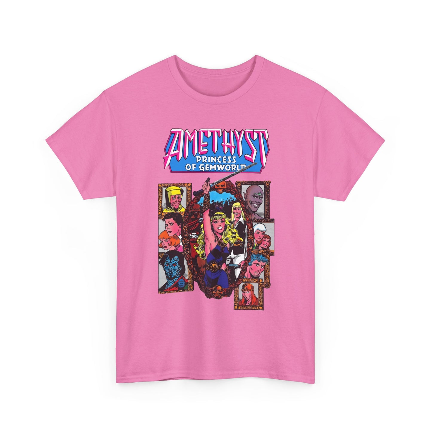 Amethyst Princess of Gemworld T-Shirt - Ernie Colon Art - Sardonyx, Dark Opal, Granch, Citrina - DC Comics