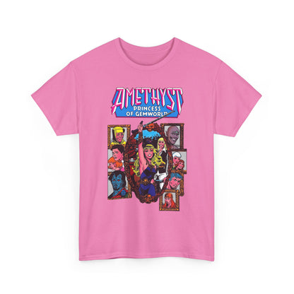 Amethyst Princess of Gemworld T-Shirt - Ernie Colon Art - Sardonyx, Dark Opal, Granch, Citrina - DC Comics