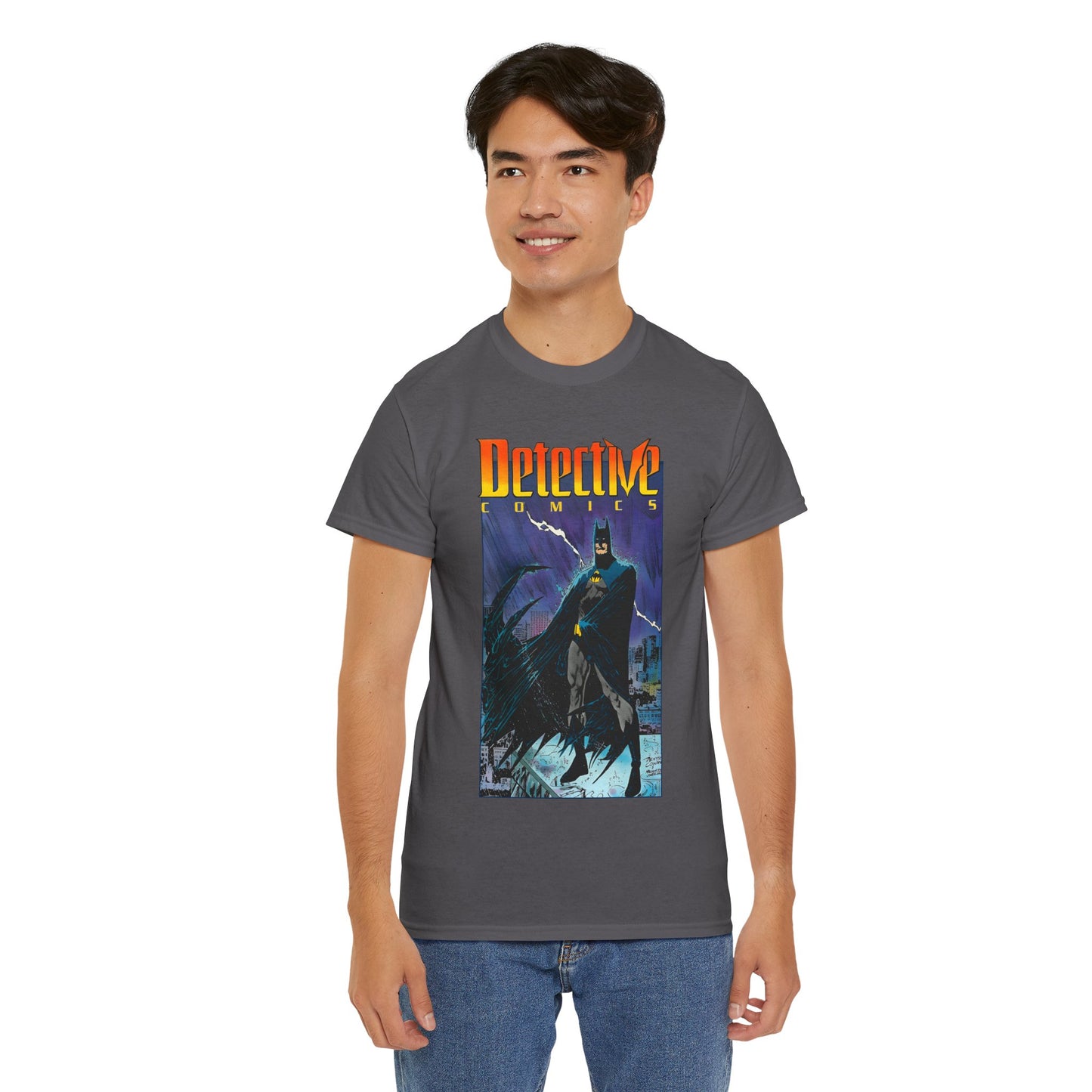 Detective Comics T-Shirt - #600 Cover Denys Cowan Art - Gotham City, Dark Knight, Batman - DC Comics