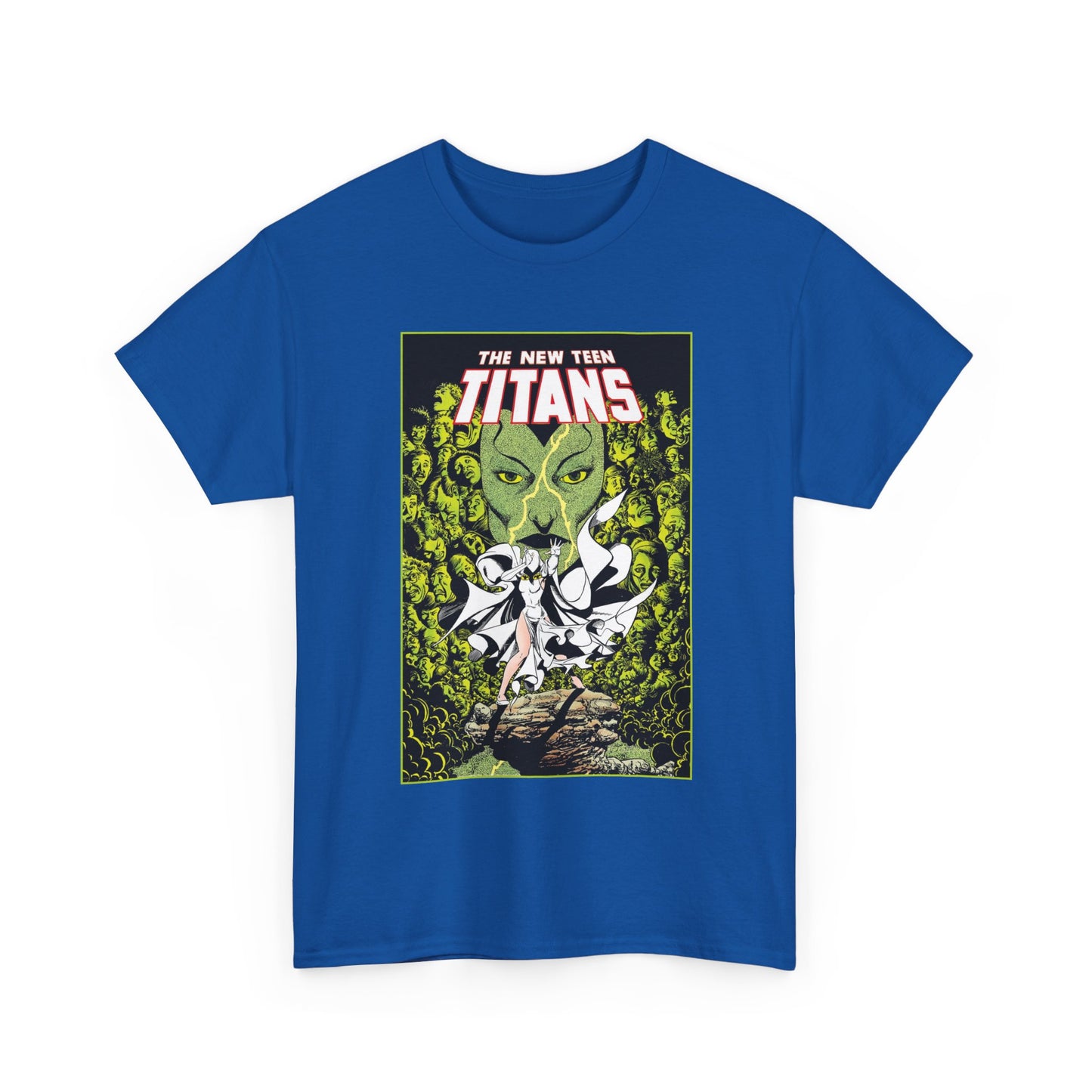 Raven T-Shirt - George Perez Art - New Teen Titans - Versus Phobia - White Raven Costume - DC Comics
