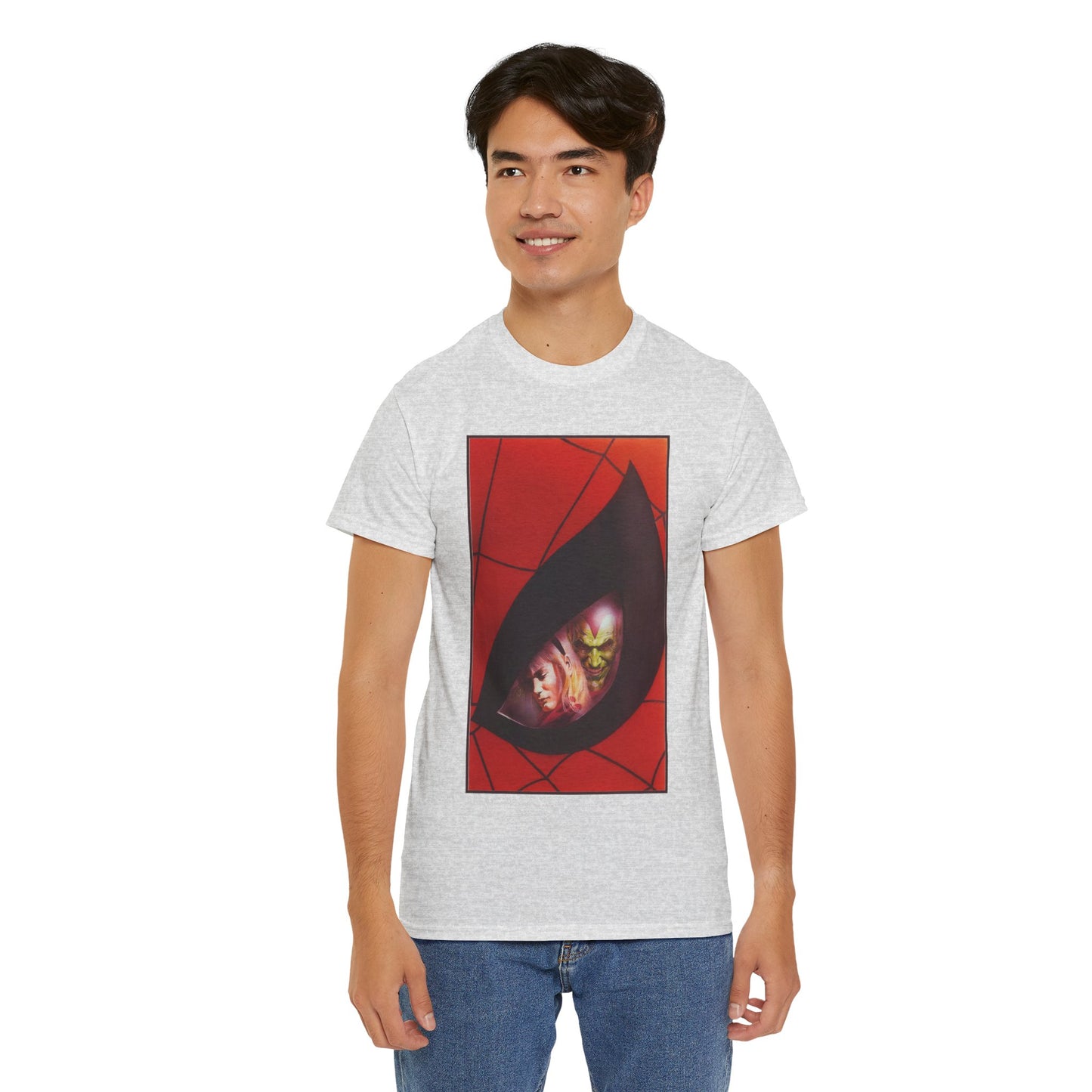 Spider-Man T-Shirt - Alex Ross Art - Marvels Cover - Green Goblin Vs Gwen Stacy - Marvel Comics