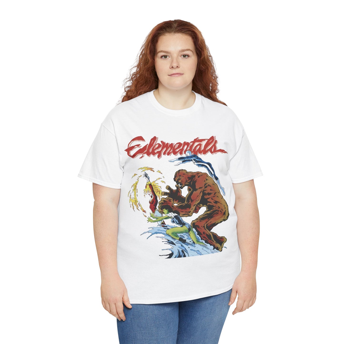 Elementals T-Shirt - Morningstar, Vortex, Fathom, Monolith - Comico Comics