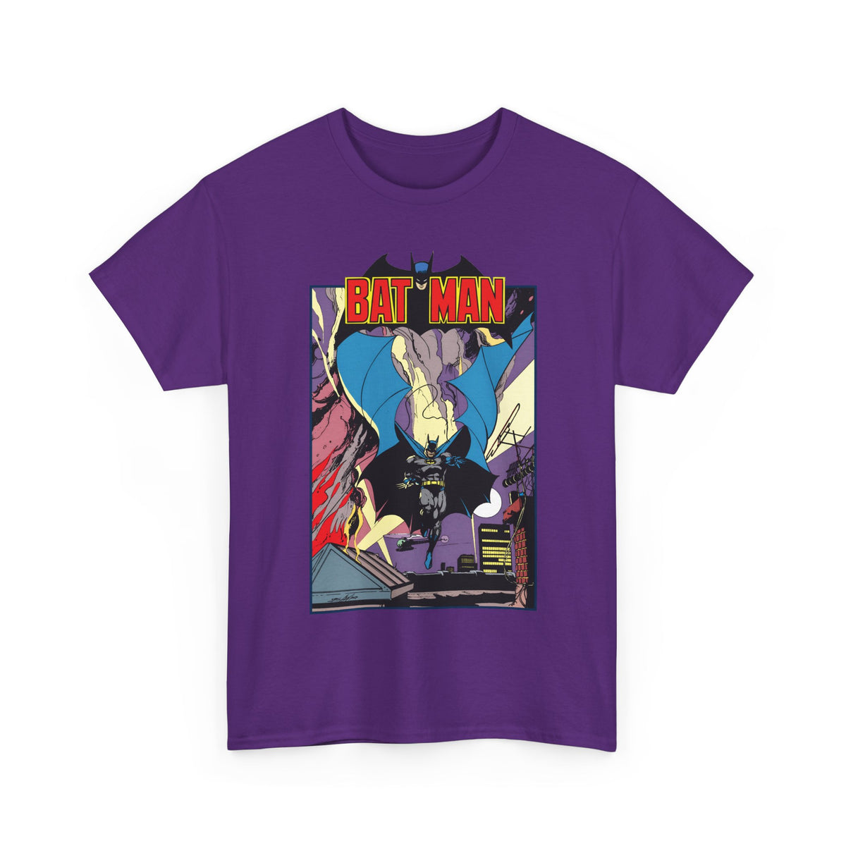 Batman T-Shirt - Neal Adams Art - Retro Bronze-Age Art - DC Comics