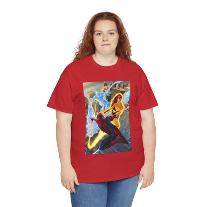 Spider-Man & His Amazing Friends T-Shirt - Firestar, Iceman - Marvel Comics