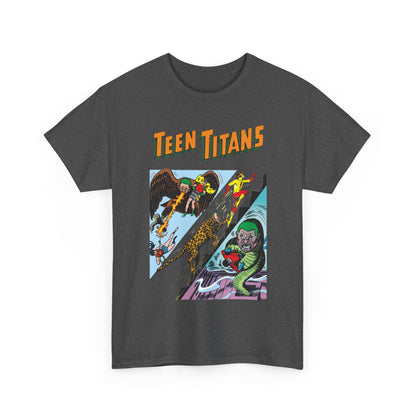 Teen Titans T-Shirt - Nick Cardy Art - #1 Cover Art - Robin, Wonder Girl, Kid Flash, Aqualad - DC Comics