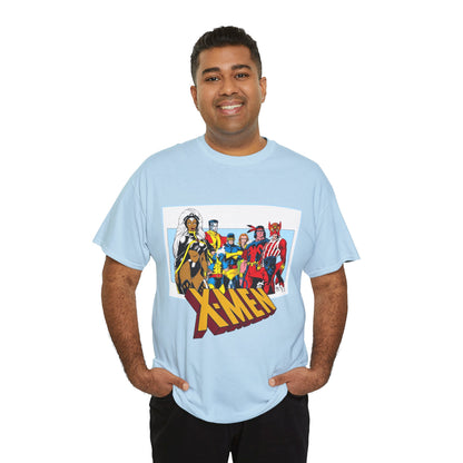X-Men T-Shirt - Arthur Adams Art - Cyclops, Nightcrawler, Storm, Wolverine, Thunderbird, Sunfire, Banshee - Marvel Comics