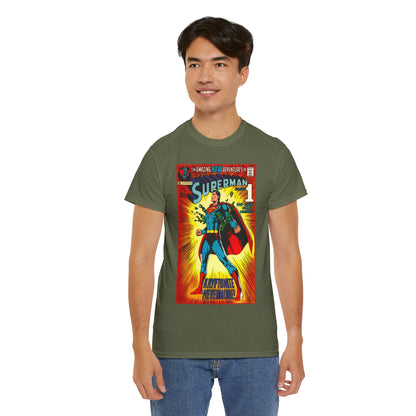 Superman #233 T-Shirt - Neal Adams Art - Kryptonite No More - Classic Bronze Age Cover - DC Comics