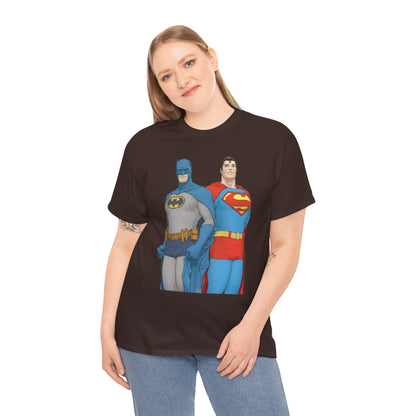 Batman & Superman T-Shirt - Frank Quitely Art - World's Finest Variant Cover Art - DC Comics