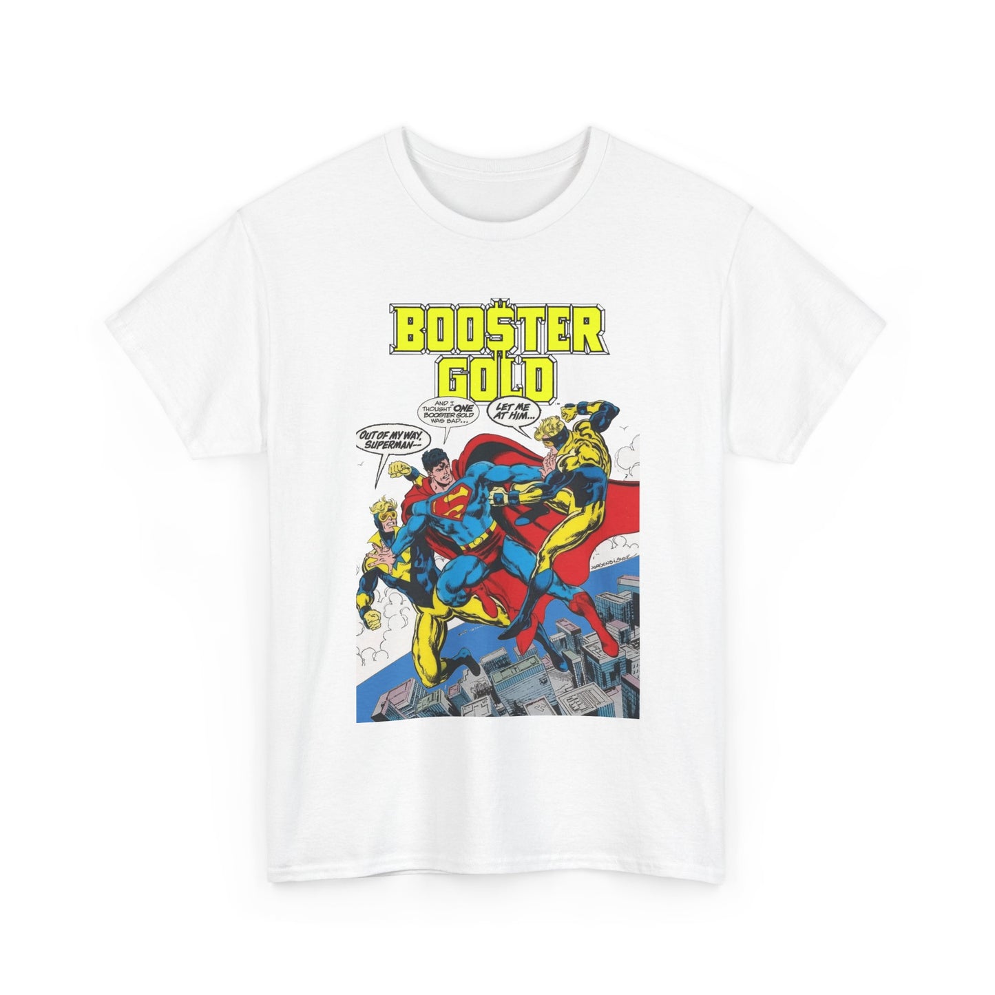 Booster Gold T-Shirt - Dan Jurgens & John Byrne Art - Superman - DC Comics