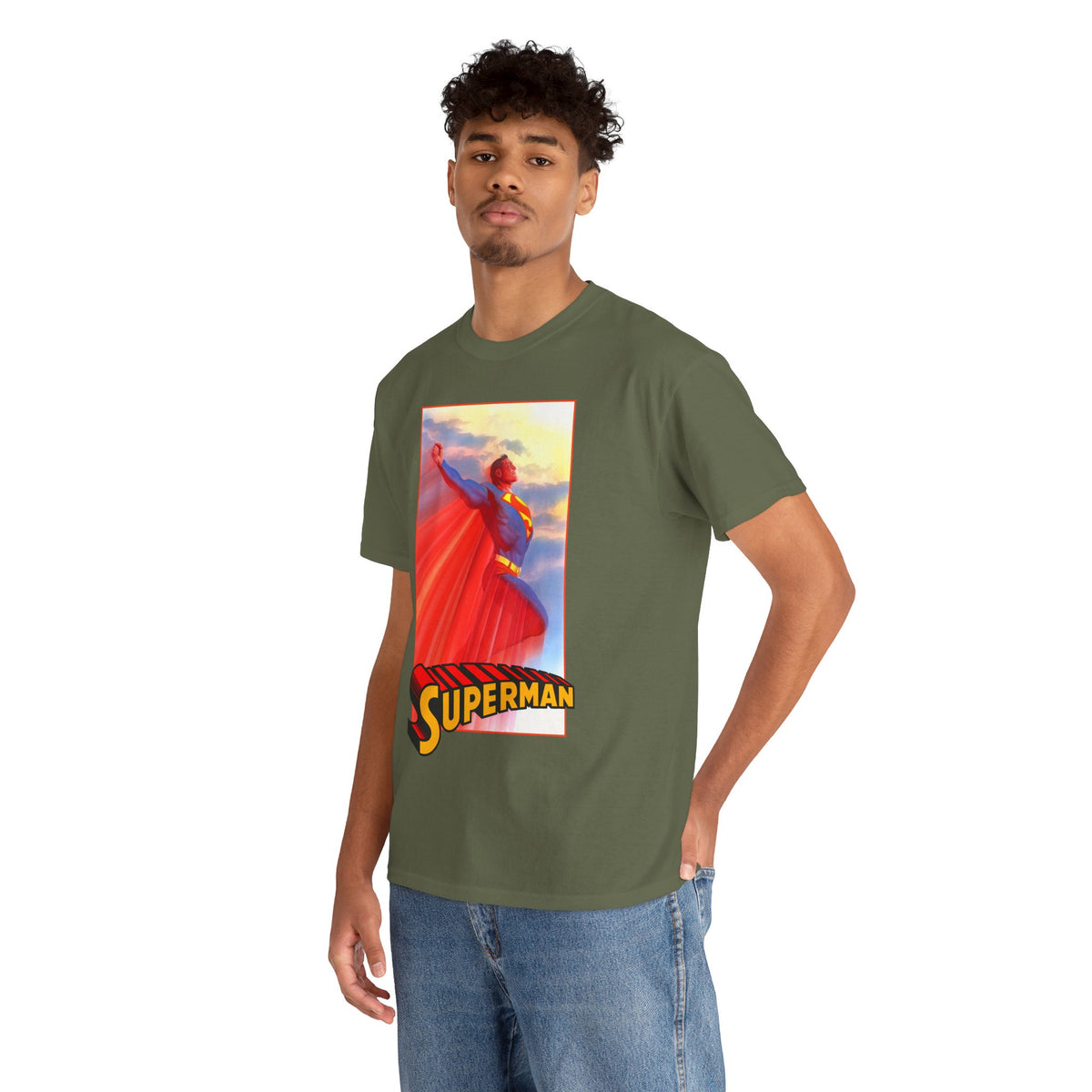 Superman T-Shirt - Alex Ross Art - Man of Steel - DC Comics