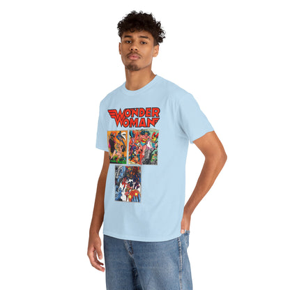 Wonder Woman T-Shirt - Ross Andru & Dick Giordano Art - Judgment in Infinity Story - Zatanna, Supergirl, Huntress, Power Girl, Raven, Wonder Girl, Starfire - DC Comics