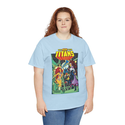 New Teen Titans T-Shirt - George Perez Art - Starfire Vs Blackfire - DC Comics