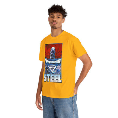 Steel T-Shirt - Superman Family - Reign of the Supermen - John Henry Irons - Steelworks - DC Comics