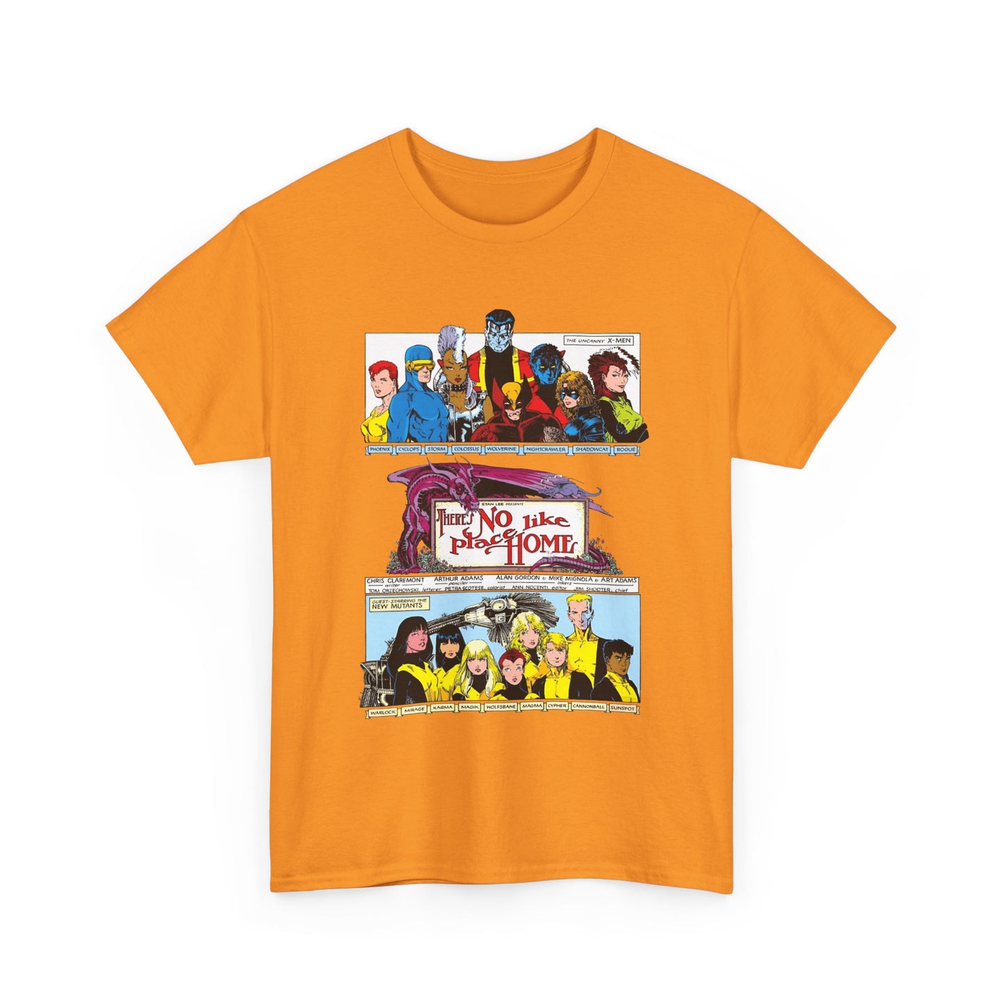 X-Men & New Mutants T-Shirt - Arthur Adams Art - Uncanny X-Men Annual #9 - There's No Place Like Home - Marvel Comics