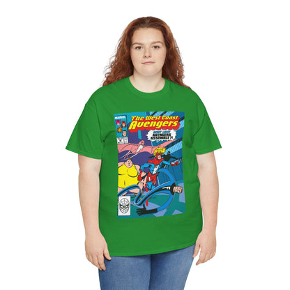 West Coast Avengers #46 T-Shirt - John Byrne Art - Great Lakes Avengers Appearance - Marvel Comics