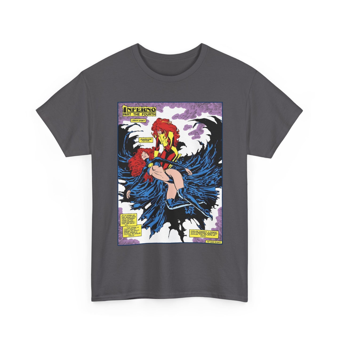Jean Grey/Madelyne Prior T-Shirt - Marc Silvestri Art - Inferno, Uncanny X-Men #243 Page - Marvel Comics