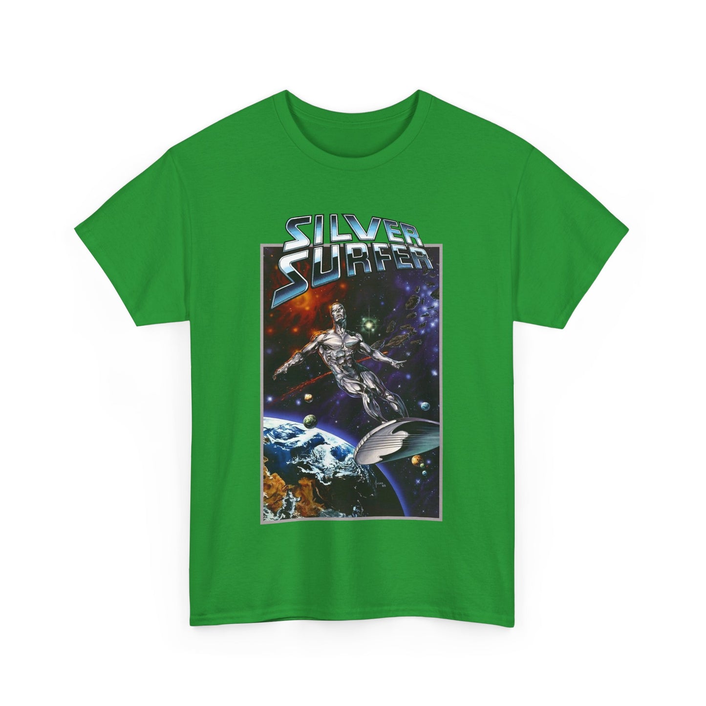 Silver Surfer T-Shirt - Amazing Joe Jusko Art - Marvel Comics Character - Former Herald of Galactus - Fantastic Four Connection - Norrin Radd