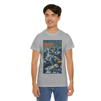 Punisher/Batman T-Shirt - John Romita Jr Art - Deadly Knights, Joker - DC Comics/Marvel Comics