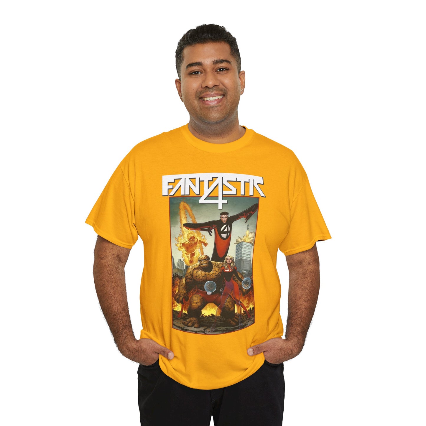 Fantastic Four T-Shirt - Arthur Adams Art - Marvel Comics