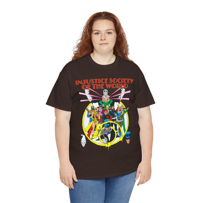 Injustice Society of America T-Shirt - George Perez Art - Justice Society/JSA Foes - Solomon Grundy, Huntress, Per Degaton, The Shade, Vandal Savage - DC Comics - Golden Age