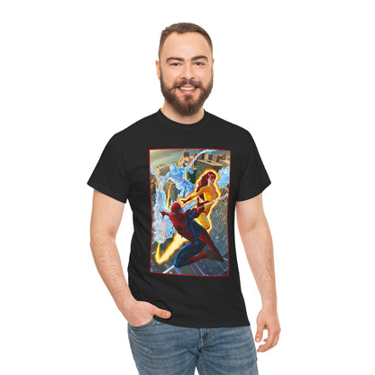 Spider-Man & His Amazing Friends T-Shirt - Firestar, Iceman - Marvel Comics