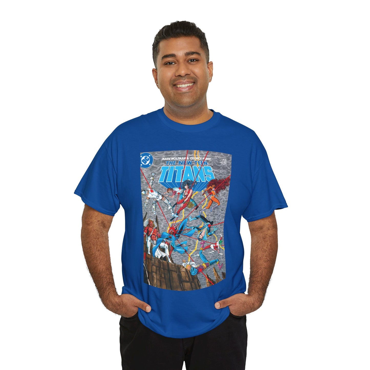 New Teen Titans T-Shirt - George Perez Art - Trigon the Terrible - DC Comics