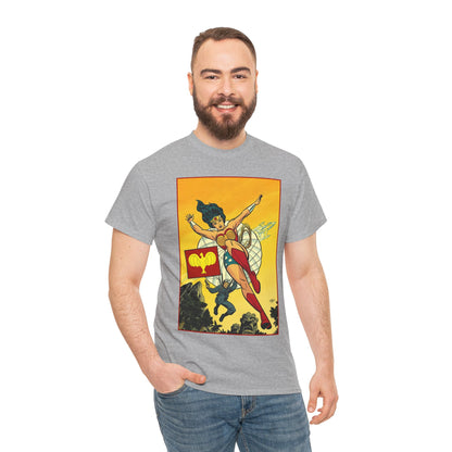 Wonder Woman T-Shirt - Michael Cho Art - Golden Age Art Theme - Steve Trevor - DC Comics