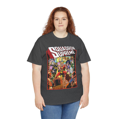 Squadron Supreme T-Shirt - George Perez Art - Hyperion, Nighthawk, Doctor Spectrum, Power Princess, Whizzer - Marvel Comics