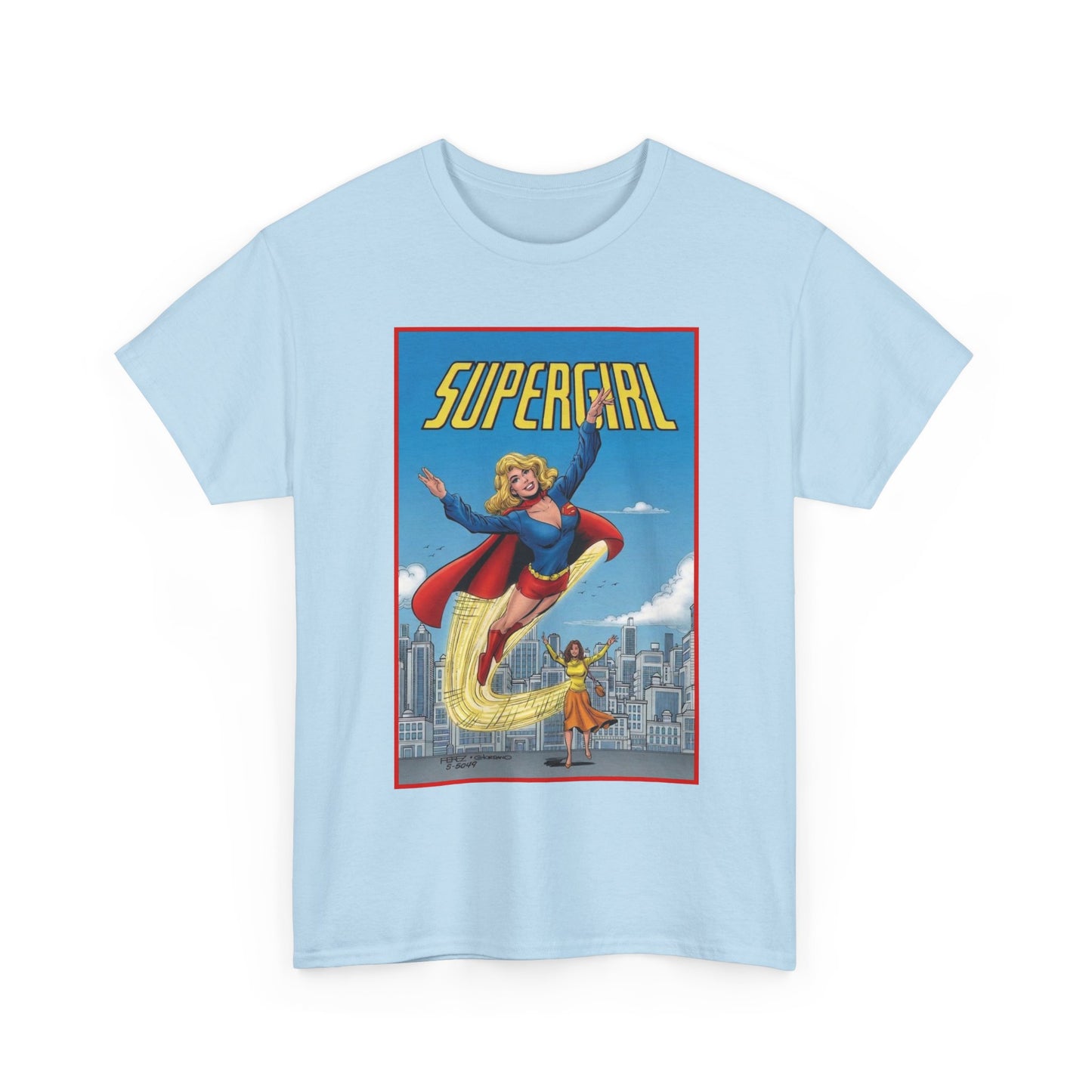 Supergirl T-Shirt - George Perez Art - Kara, Maid of Might - 2026 Movie - DC Comics