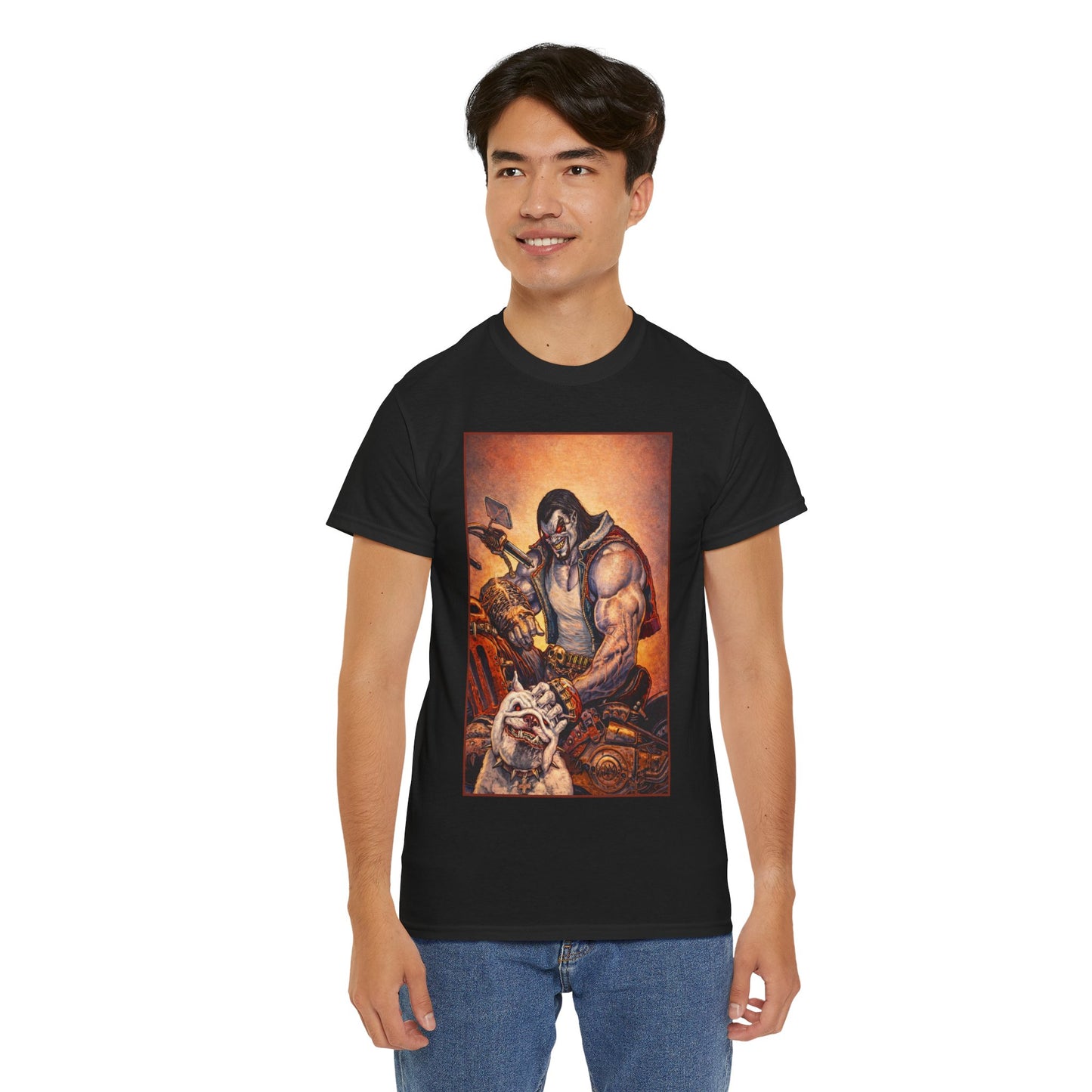 Lobo T-Shirt - Doug Mahnke Art - The Main Man - DC Comics