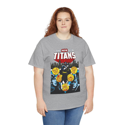 New Teen Titans T-Shirt - George Perez Art - Vigilante, Robin, Wonder Girl - Annual #2 Cover Art - DC Comics
