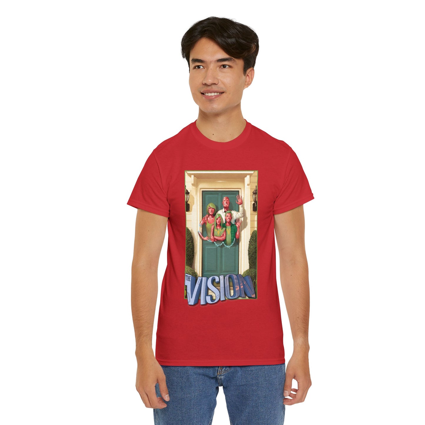 Vision T-Shirt - Mike Del Mundo Art - Avengers Member - The Visions Family - Tom King Story - Future MCU Series - Marvel Comics