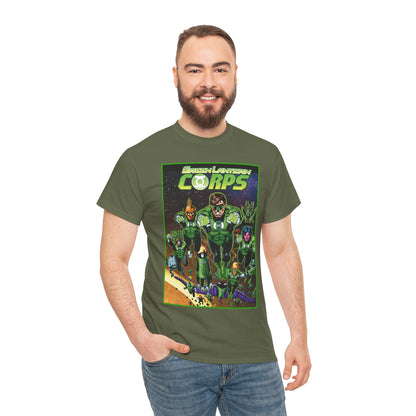 Green Lantern Corps T-Shirt - Brian Bolland Art - DC Comics - Hal Jordan, Tomar Re, Katma Tui