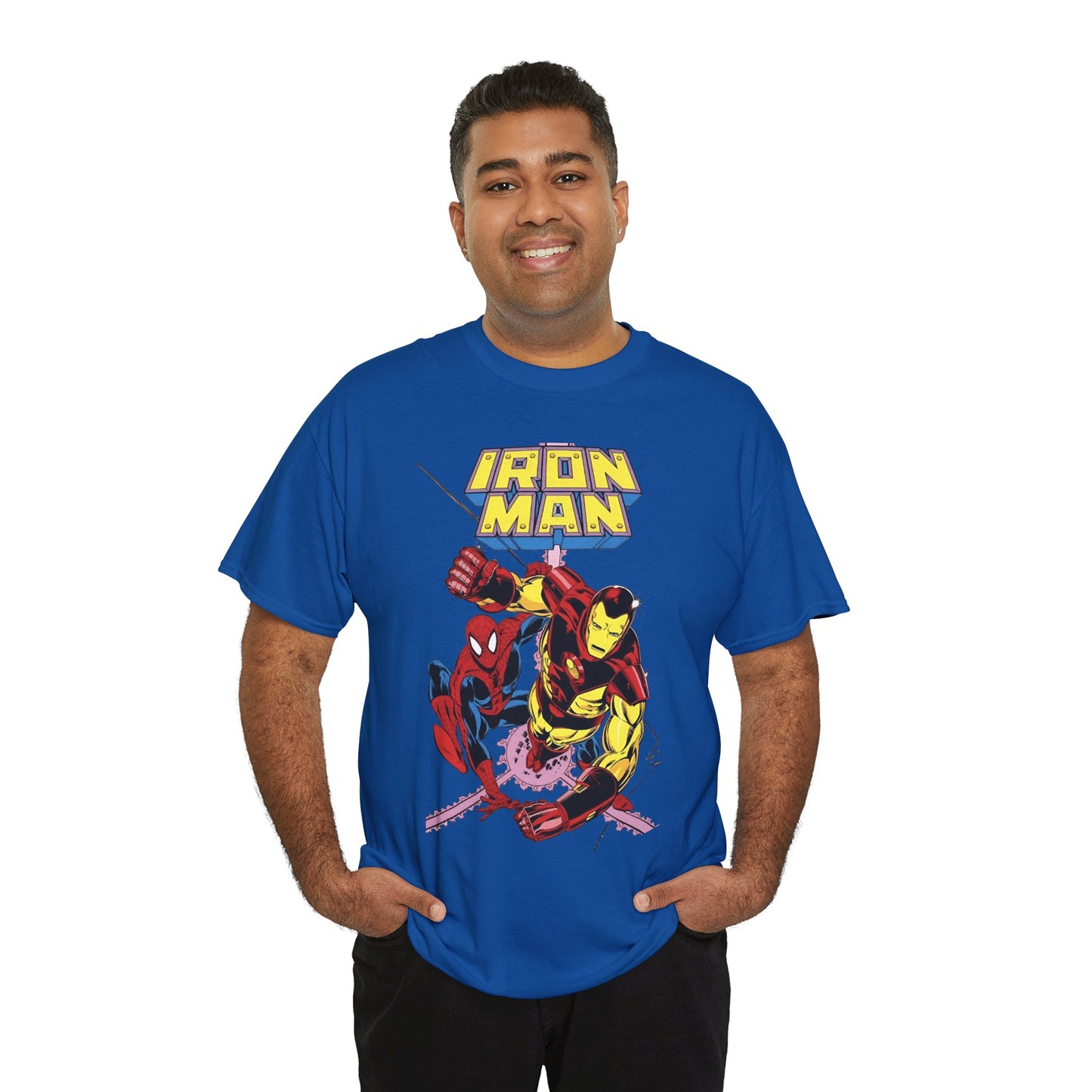 Iron-Man & Spider-Man T-Shirt - Butch Guice Art - Marvel Comics