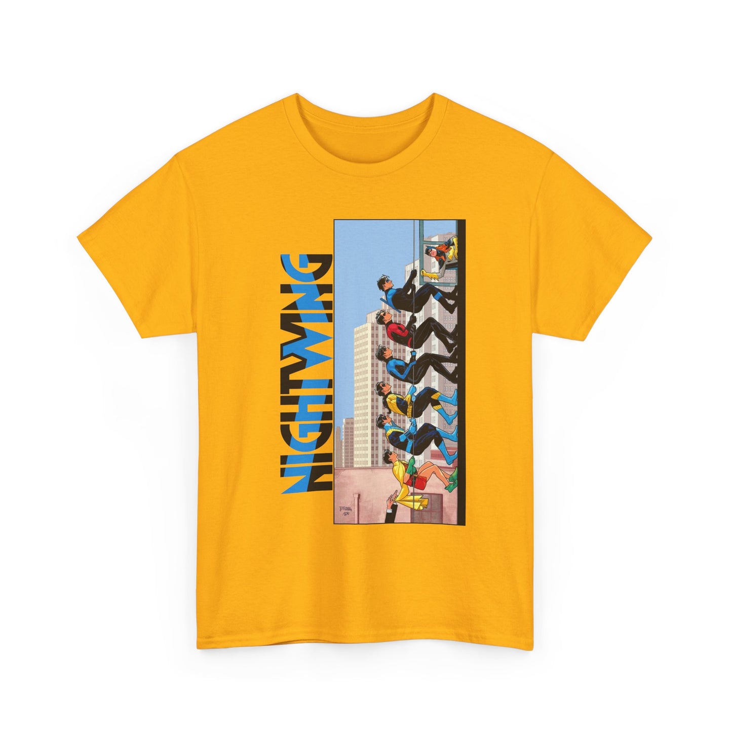 Nightwing T-Shirt - Bruno Redondo Art - DC Comics - Dick Grayson in Bludhaven - Teen Titans Leader