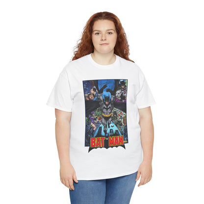 Batman T-Shirt - John Byrne Art - Joker, Catwoman, Poison Ivy - Caped Crusader - DC Comics