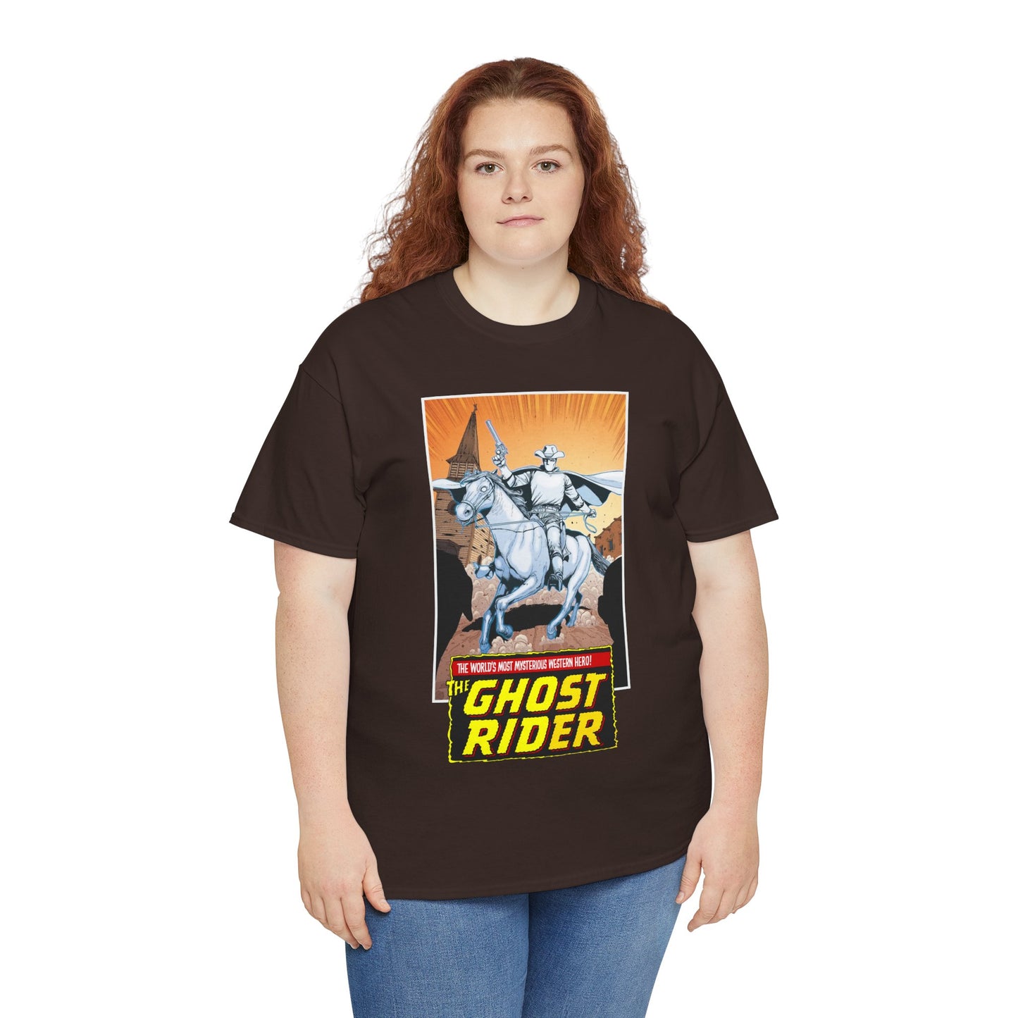 Ghost Rider/Phantom Rider T-Shirt - Carter Slade - Marvel Comics - 1970s Supernatural Western Hero
